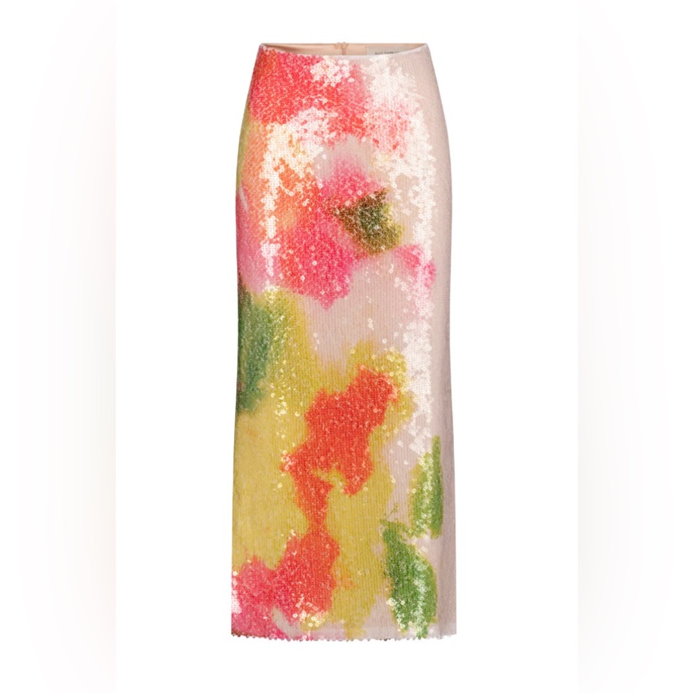 Silvia Tcherassi Sarla Multicolor Sequin Skirt